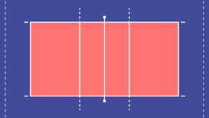 Kích thước sân bóng chuyên hơi