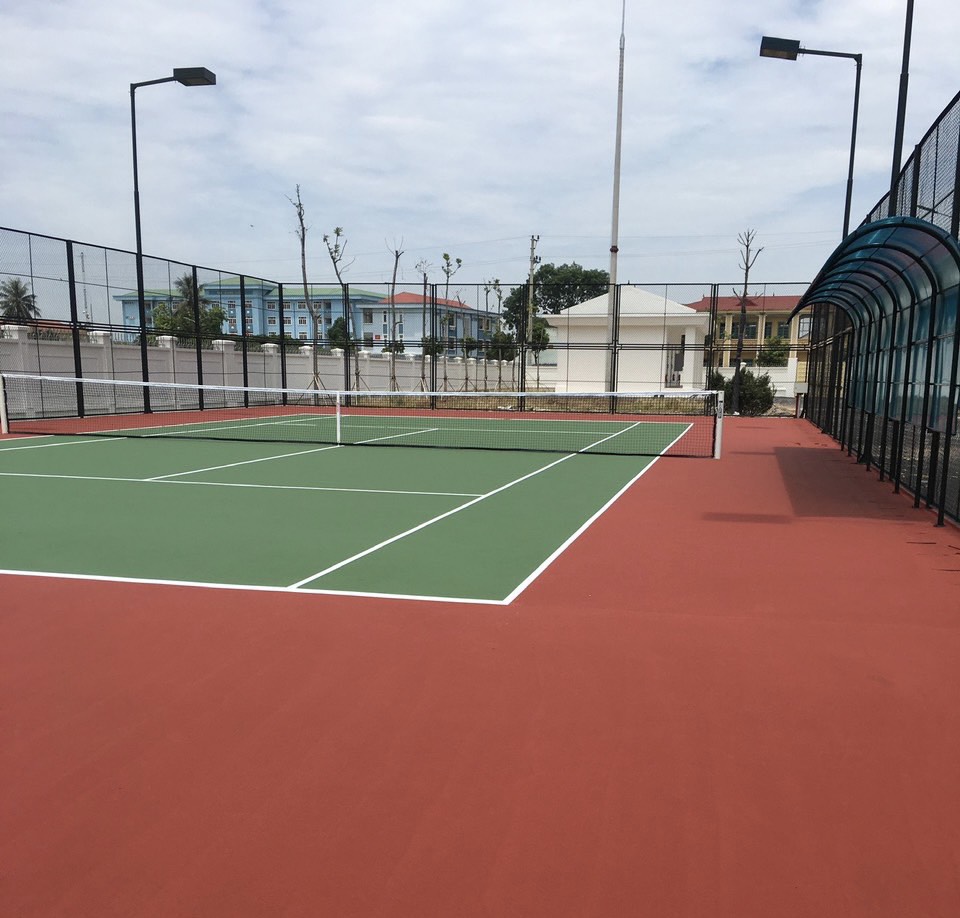 Đặc điểm cấu tạo sơn sân tennis tiêu chuẩn