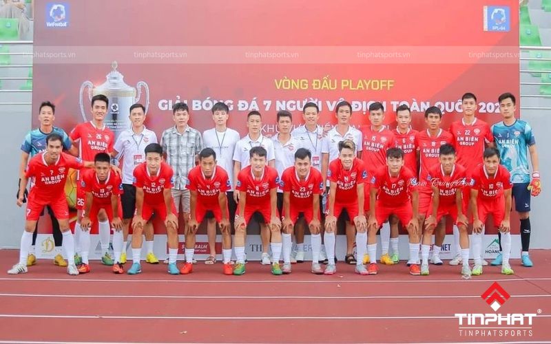 Đội bóng An Biên FC tại giải đấu bóng đá sân 7 SPL mùa 4