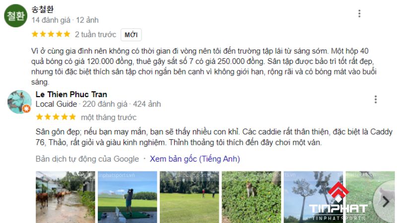 Đánh giá của khách hàng đã trải nghiệm tại sân golf Vinpearl Phú Quốc