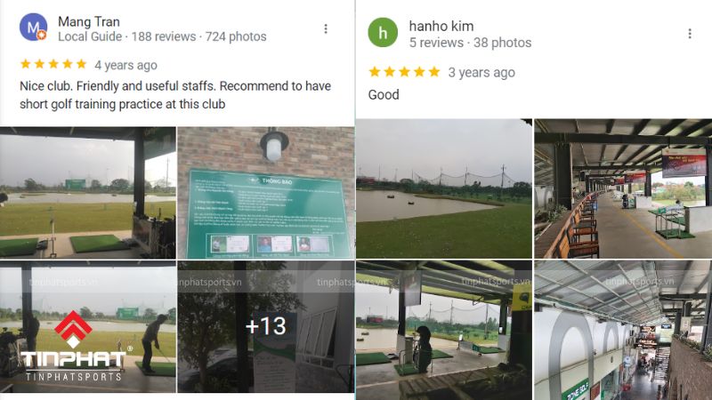 Đáng giá của khách hàng về sân golf Mỹ Đình Pearl trên Google Maps