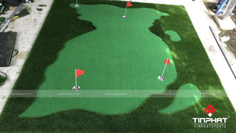 Kích thước tổng quan của sân tập golf mini