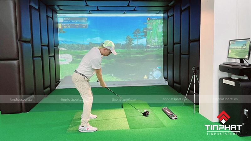 Kích thước trung bình của sân tập golf trong nhà