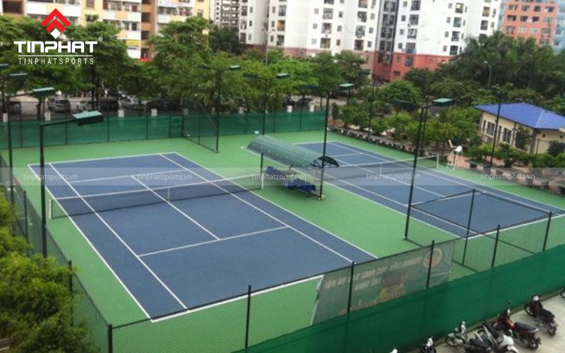 Trung tâm thể thao quận Ba Đình - Sân tennis Hà Nội