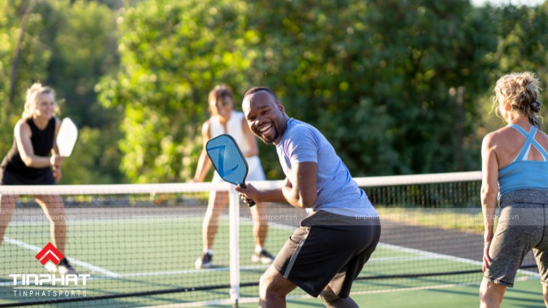 Môn Pickleball giúp tinh thần phấn chấn, vui vẻ