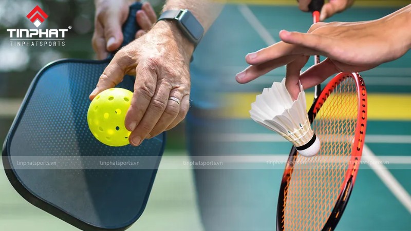 So sánh Pickleball và cầu lông