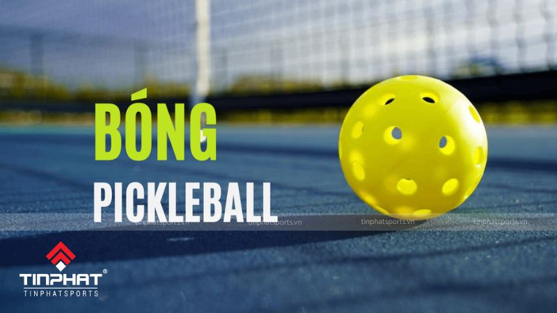 Bóng Pickleball thường có 26 - 40 lỗ tròn được bố trí đều trên bề mặt