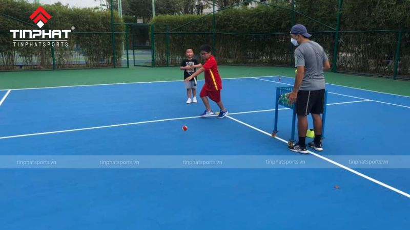 Một số hình ảnh tại sân tennis Vạn Bảo