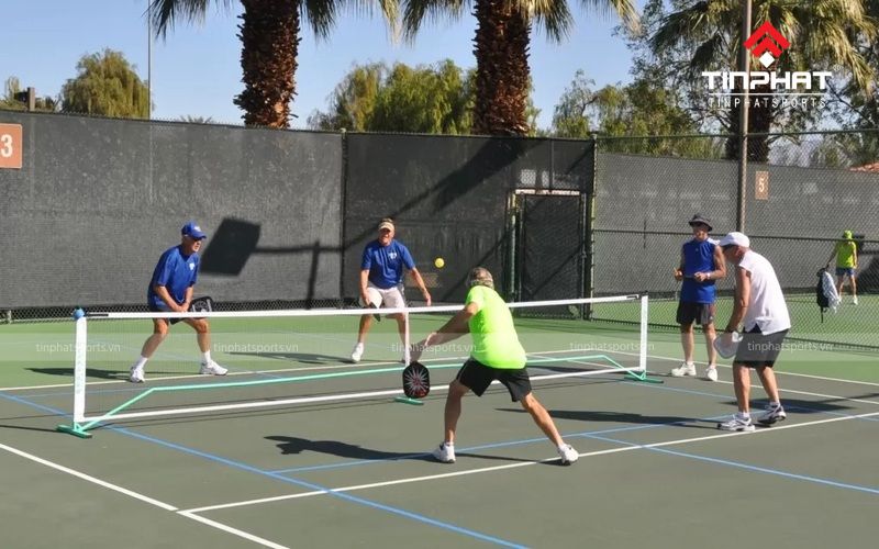 Sân pickleball đạt chuẩn sẽ mang đến trải nghiệm tuyệt vời cho người chơi