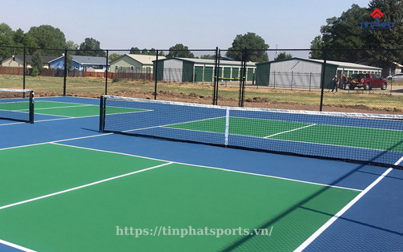 Kích thước tiêu chuẩn của sân Pickleball