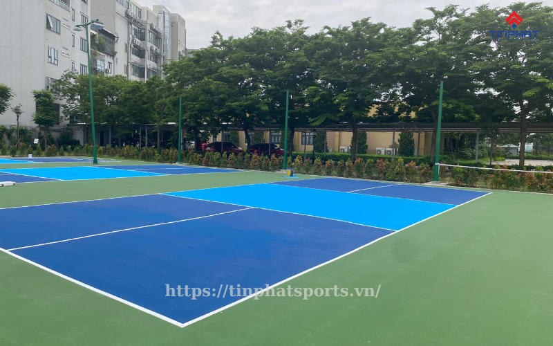 Thi công sân Pickleball 