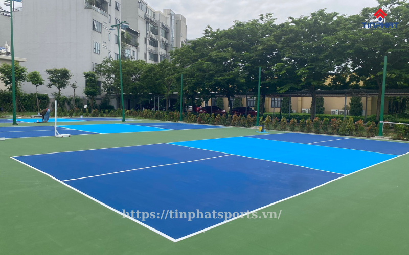 Thi công sân Pickleball 