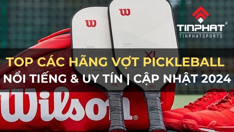 Top các hãng vợt pickleball nổi tiếng & uy tín | Cập nhật 2024