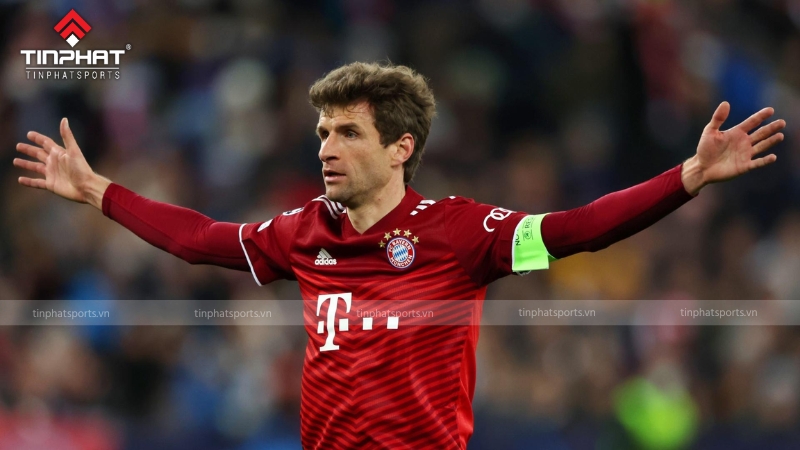 Thomas Muller - Cầu thủ thông minh của Bayern Munich, nổi tiếng với khả năng đọc trận đấu xuất sắc, kiến tạo và ghi bàn