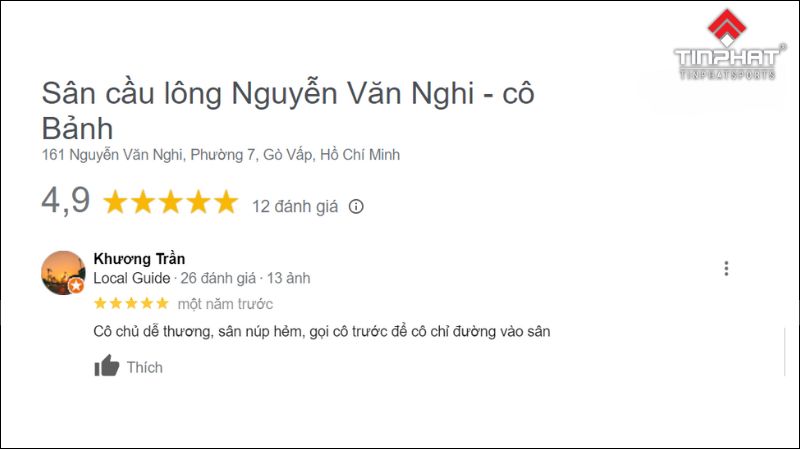 "Cô chủ dễ thương, sân núp hẻm, gọi cô trước để cô chỉ đường vào sân" - Chị Khương Trần, Google Maps