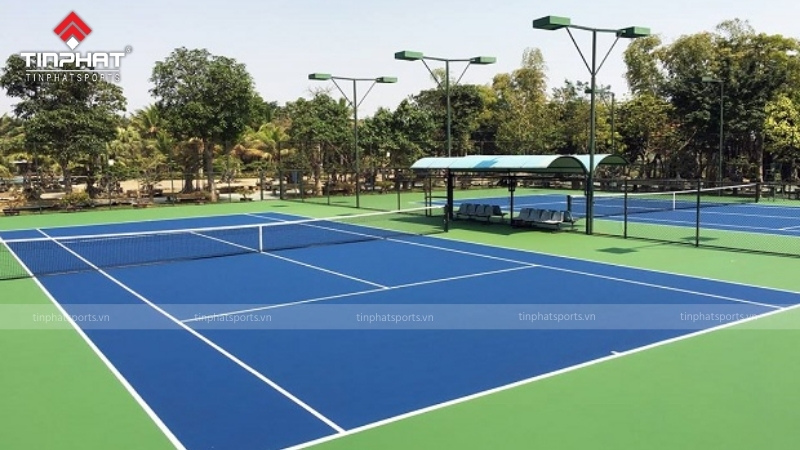 Lưới pickleball trái tim của sân đấu