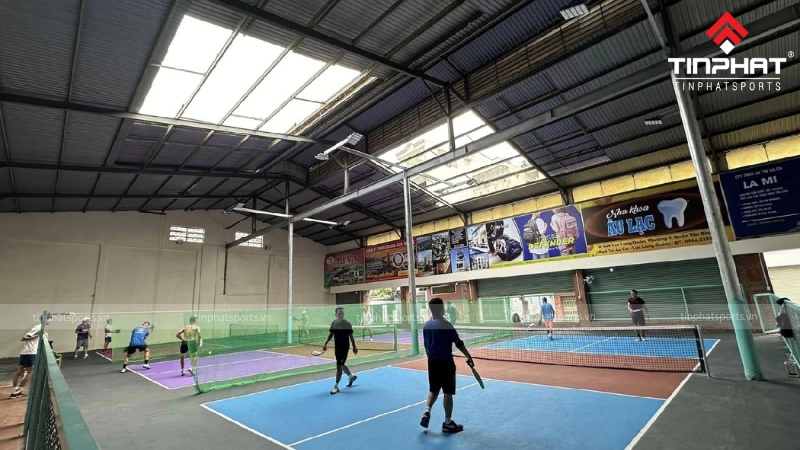 Sân câu Lạc Bộ Pickleball D.U.B một trong những sân uy tín, chất lượng tại Tân Bình