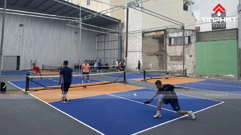 Một sân Pickleball chất lượng cao ở Tân Phú