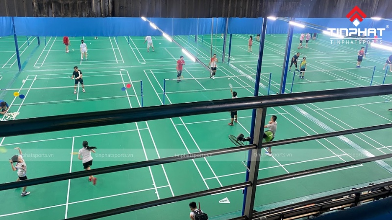 Không gian rộng rãi, đa dạng loại hình của sân Cầu Lông - Bóng Bàn - Pickleball Tuấn Huệ