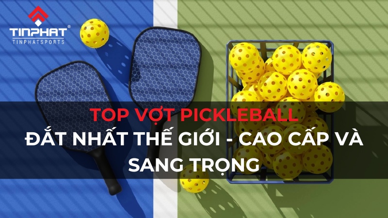 Top vợt pickleball đắt nhất thế giới - cao cấp và sang trọng