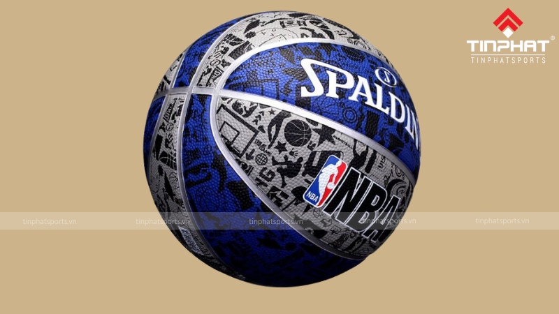 Bóng Rổ Spalding Graffiti Blue Rubber No. 7 Ball