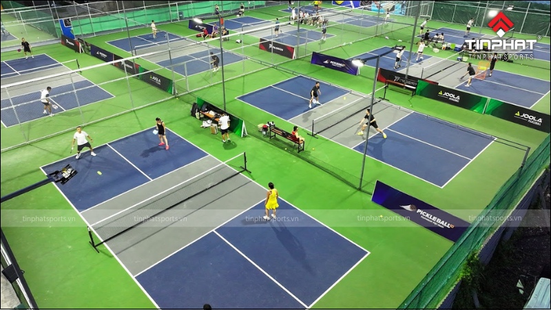 Toàn cảnh sân Pickleball Lý Sơn