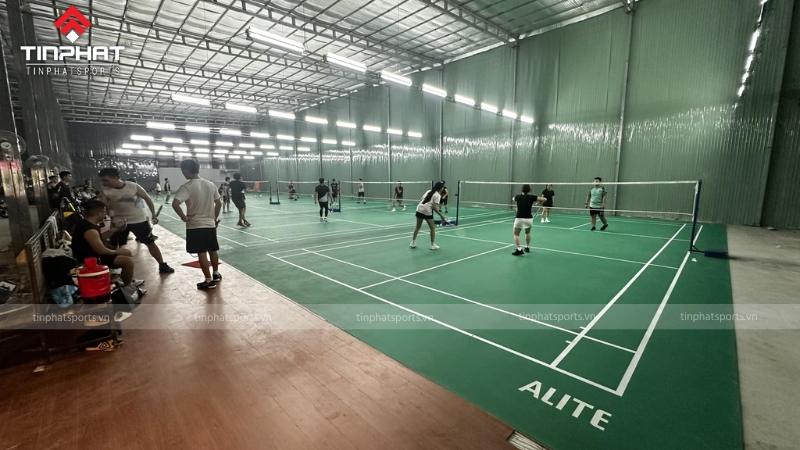 PooC Cầu Lông & PickleBall có diện tích rộng rãi và đầy đủ tiện nghi