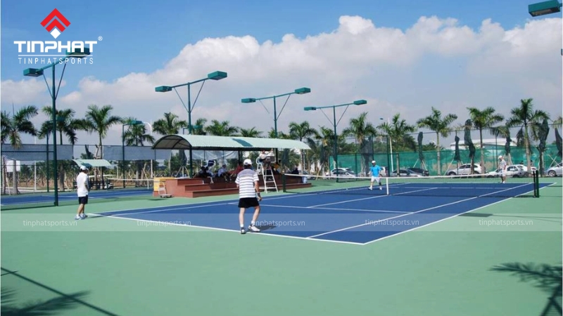 Sân tennis Nha Trang - Mã Thánh: Chuẩn mực đẳng cấp, mang đến trải nghiệm thi đấu tuyệt vời.