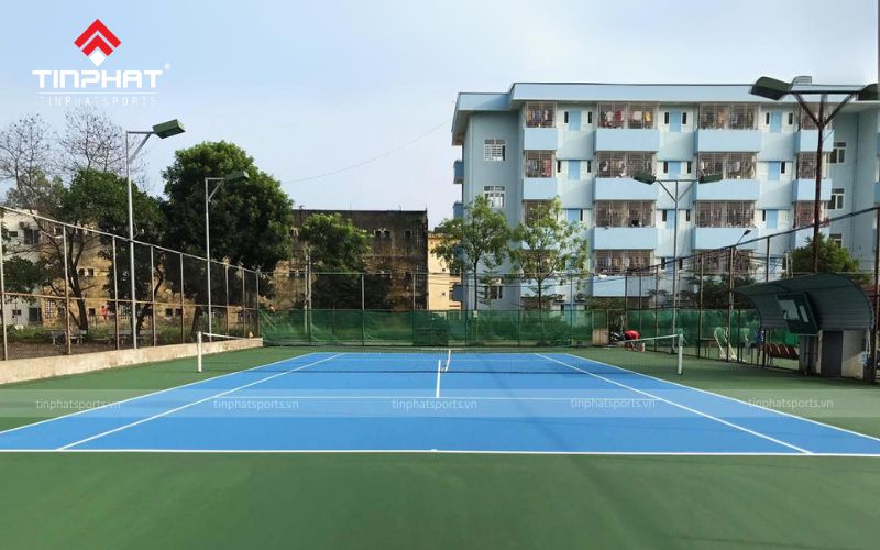 Cần cân nhắc một số lưu ý để đảm bảo thi công sân tennis đạt chuẩn