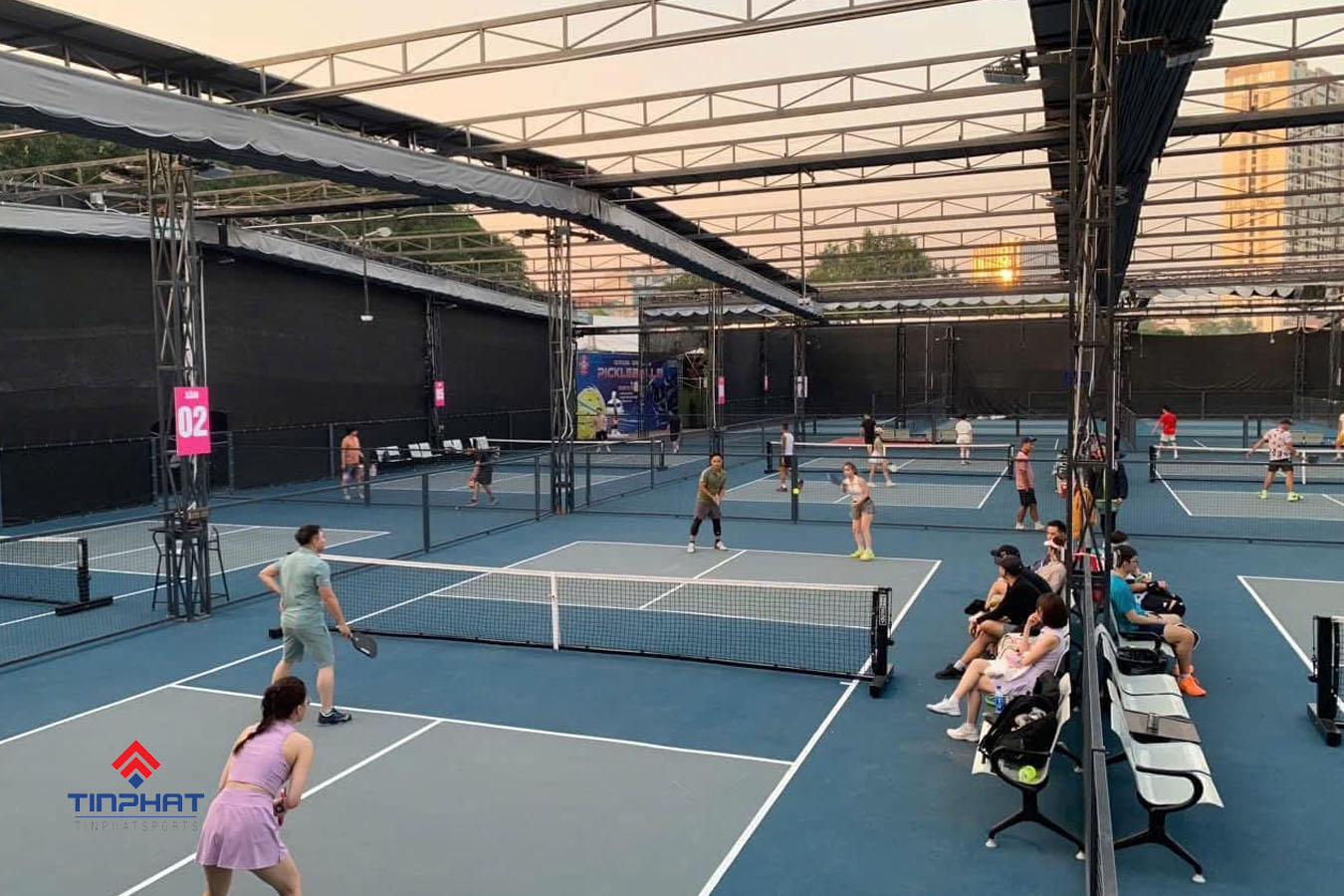 Kích thước sân pickleball