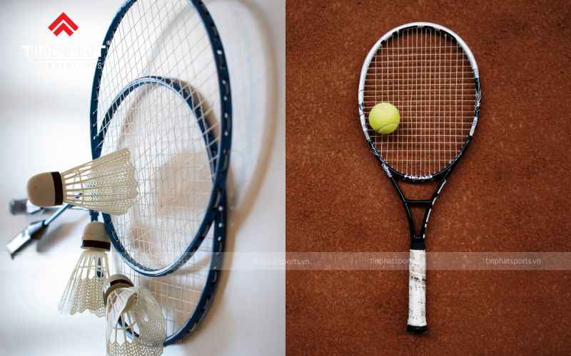 Vợt cầu lông có chi phí rẻ hơn vợt tennis