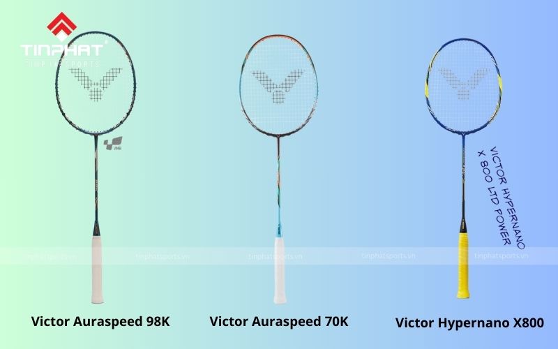 Một số dòng vợt tiêu biểu của Victor