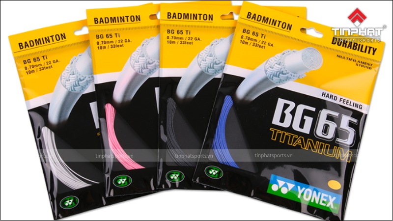 Dây căng vợt Yonex BG EXBOLT 65 độ nảy cao và độ bền vượt trội