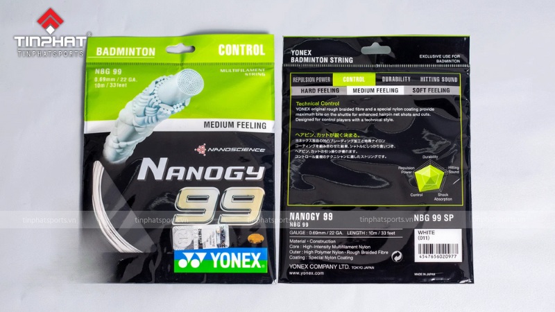 Cước cầu lông Yonex Nanogy 99 tăng tốc độ và chuẩn xác của từng cú đánh