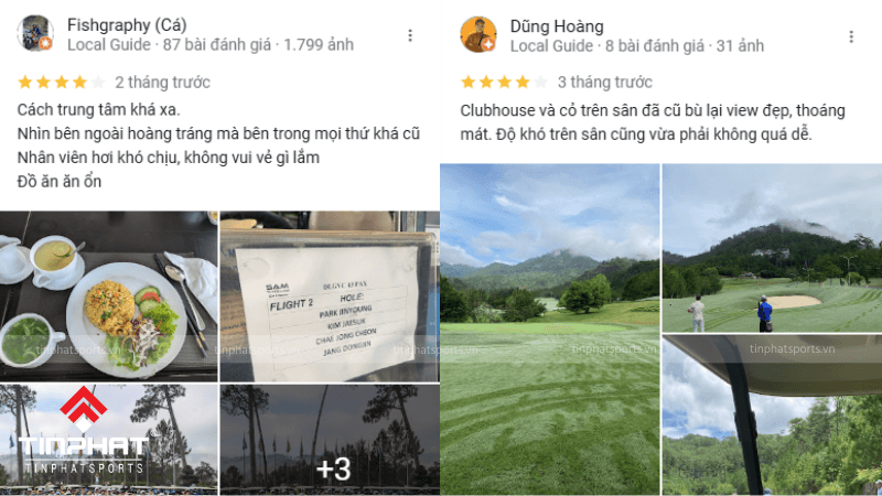 Đánh giá của khách hàng về Sân golf Sam Tuyền Lâm Golf & Resorts