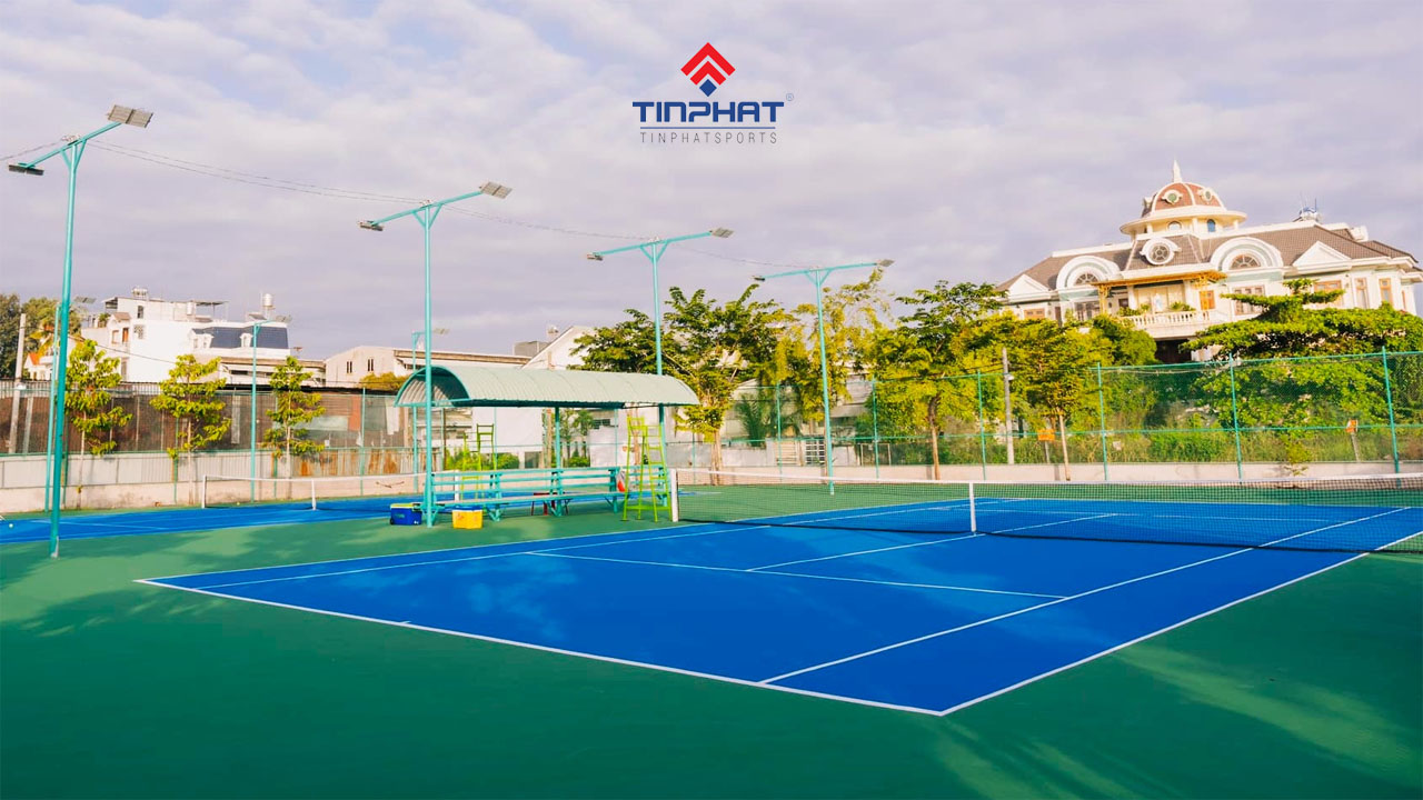 Thi công sân tenis