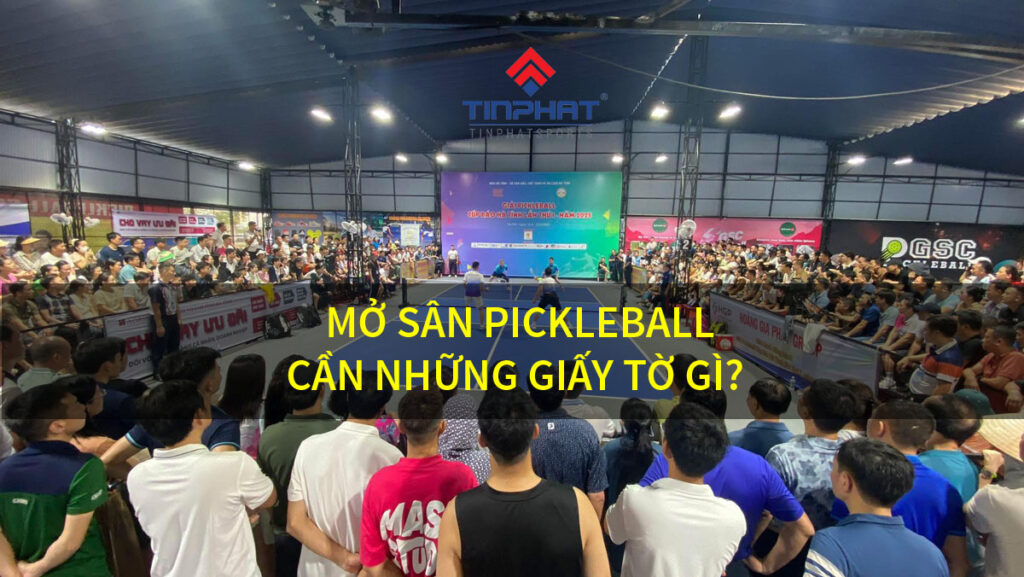 Mo san pickleball can nhung giay to gi