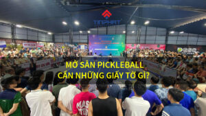 Mo san pickleball can nhung giay to gi