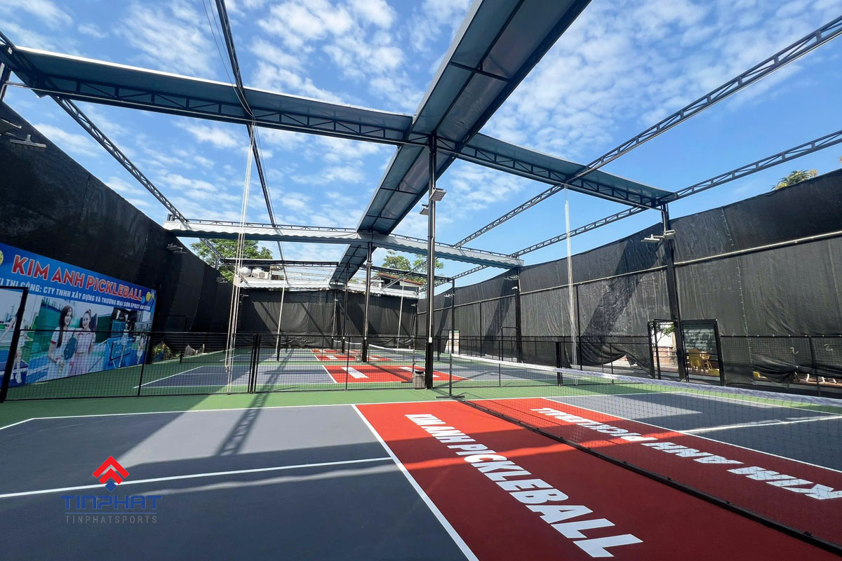 Son san pickleball ngoai troi