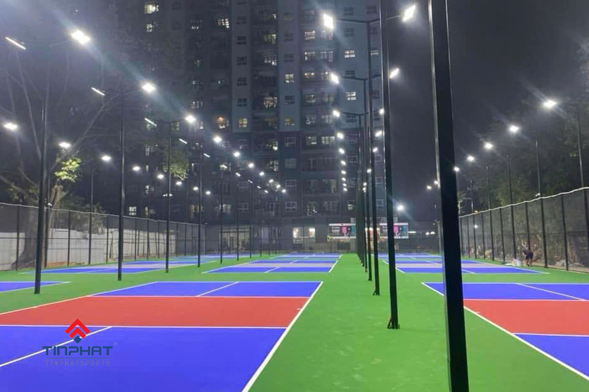Son san pickleball ngoai troi