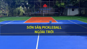 Sơn sân pickleball ngoài trời
