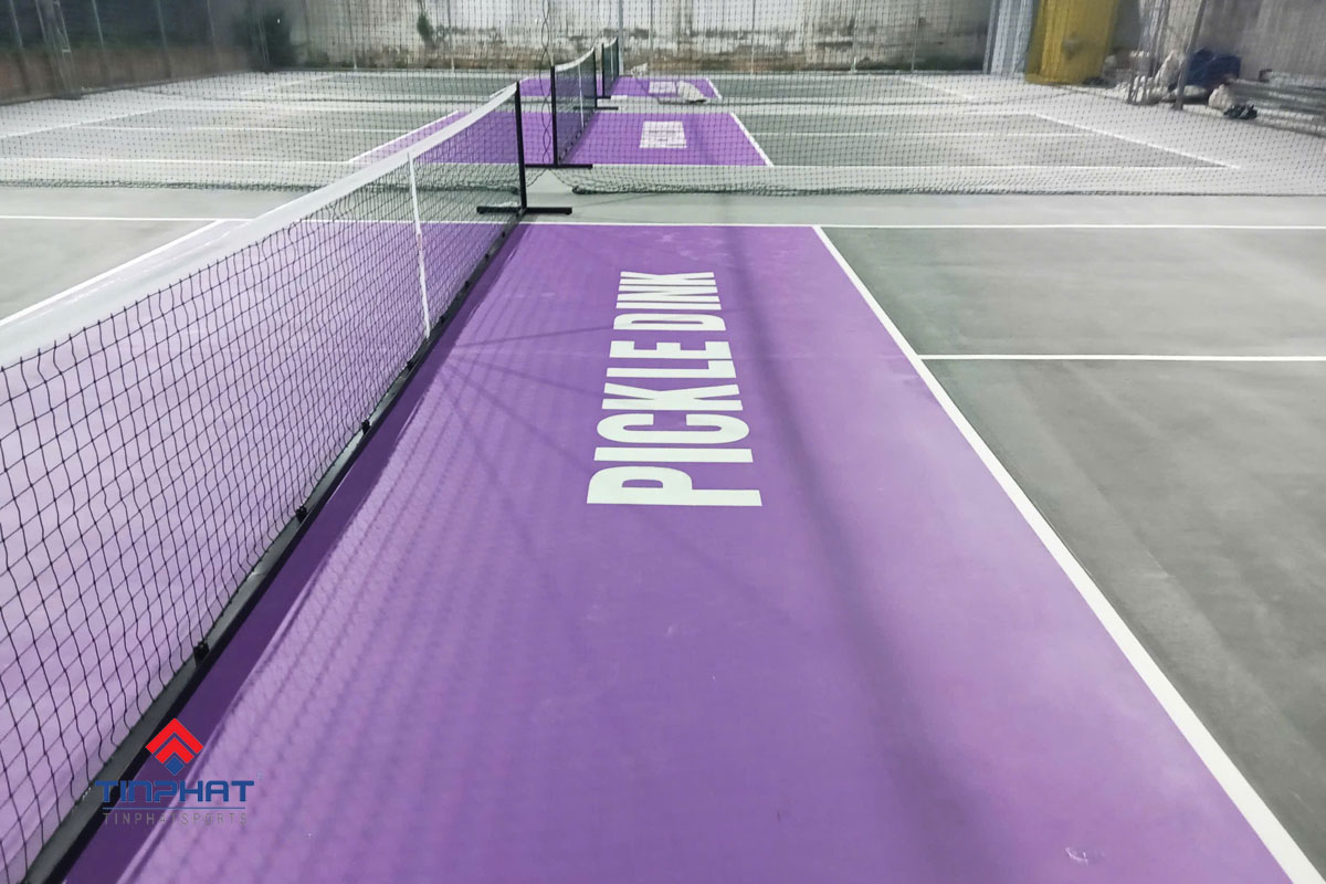 Sơn sân pickleball ngoài trời