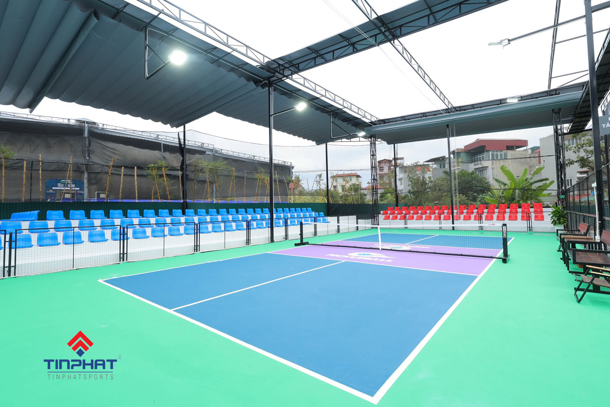 Son san pickleball ngoai troi