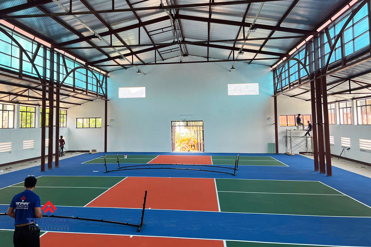 Son san pickleball trong nha