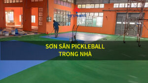 Sơn sân pickleball trong nhà