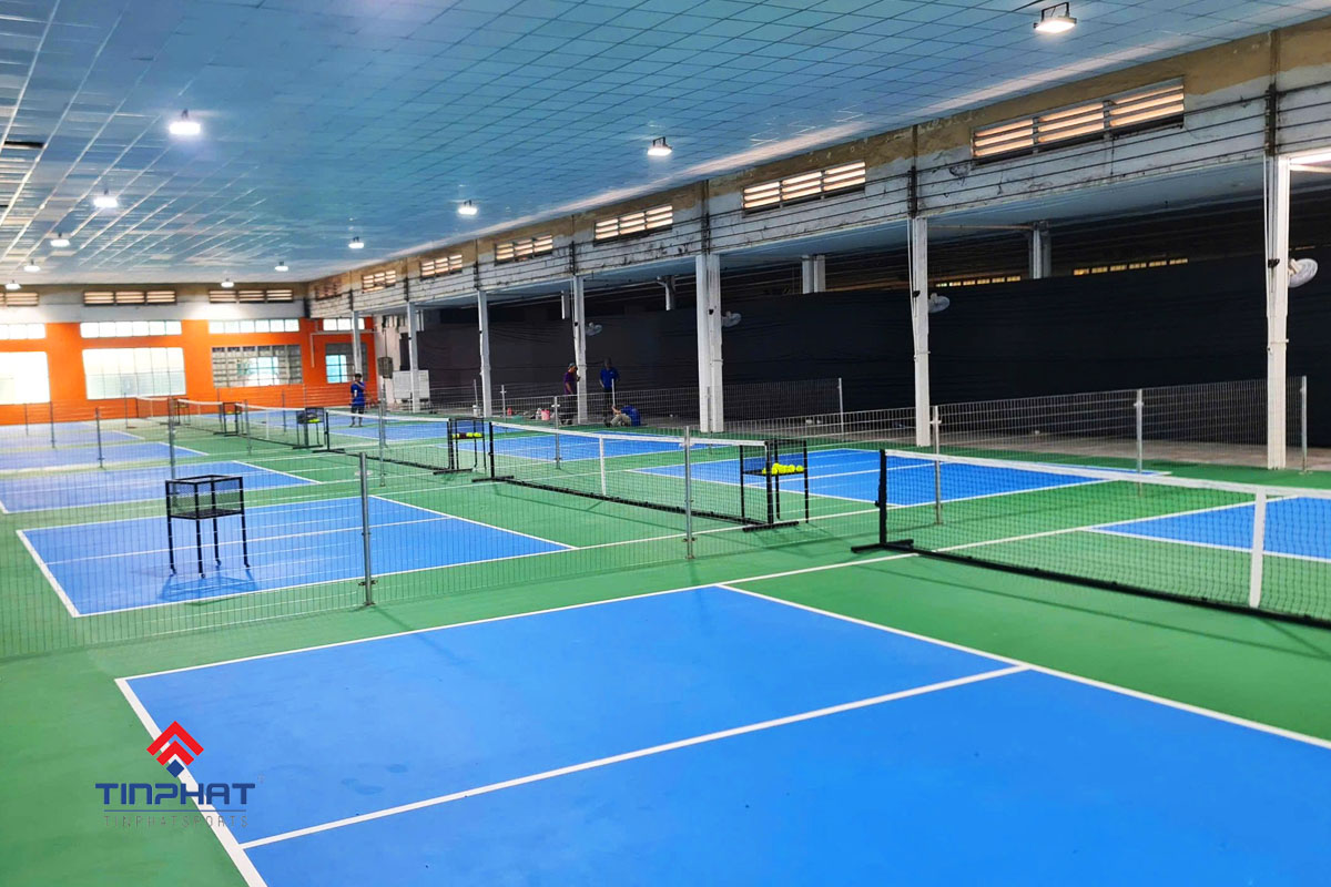 Son san pickleball trong nha