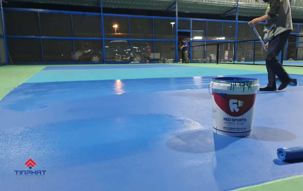 Báo giá thiết kế thi công sân pickleball Hà Nội rẻ nhất 2025 11 Thi công sơn sân pickleball Hà Nội