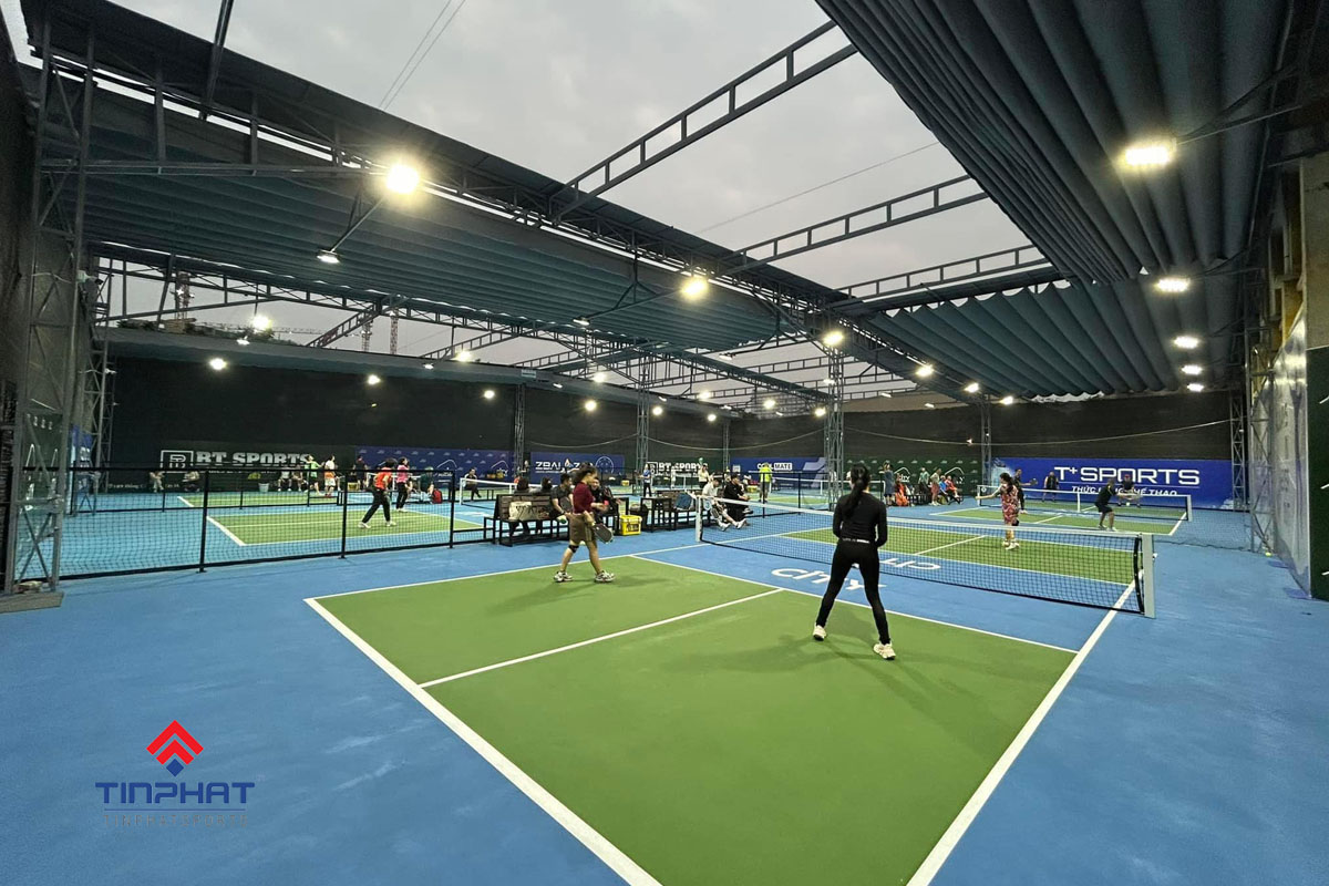1 sân pickleball bao nhiêu m2