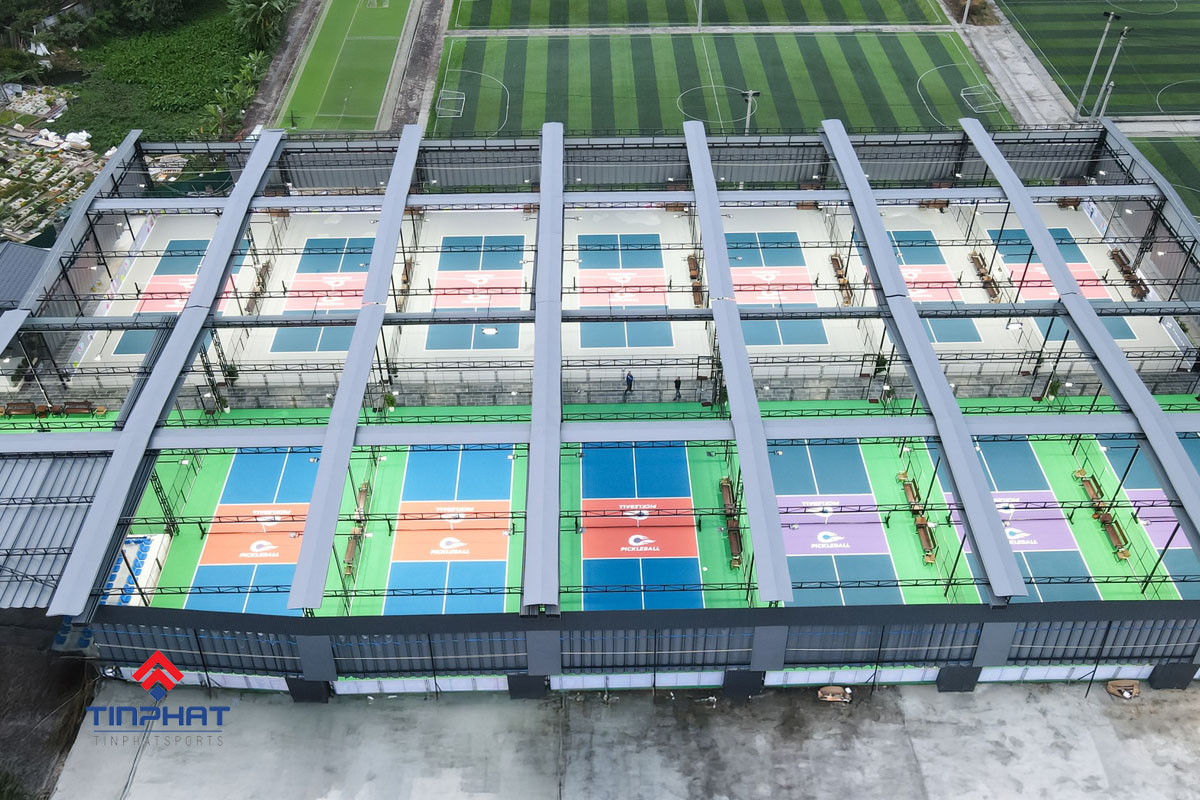 1 sân pickleball bao nhiêu m2