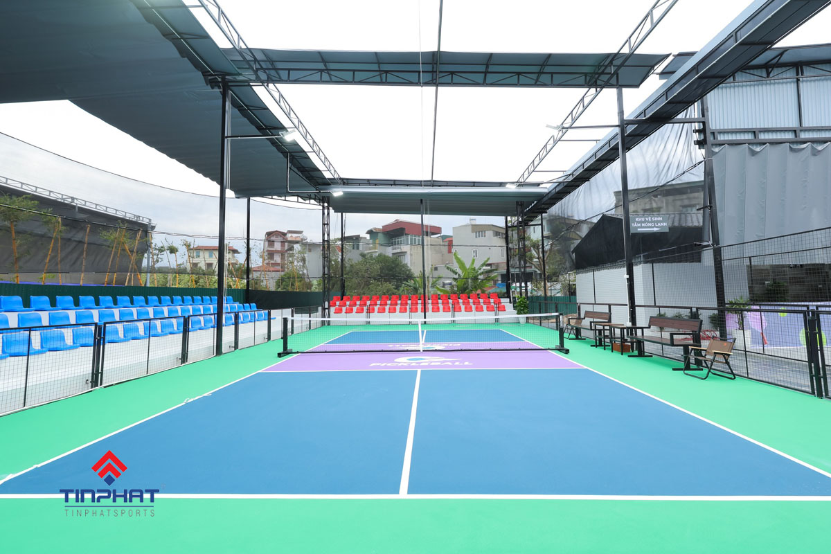 1 sân pickleball bao nhiêu m2